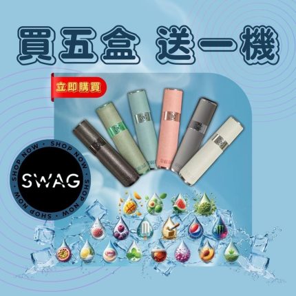 SWAG煙彈 滿五盒送兩段式皮革主機